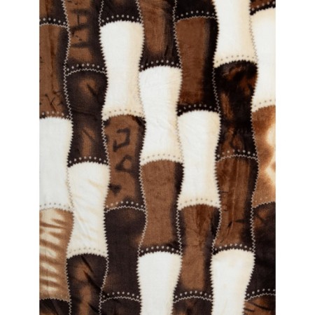 Texrepublic blanket, size 200x220 cm, brown color-9