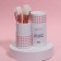 A set of makeup brushes "Makeup", 7 items, in a tube, pink color