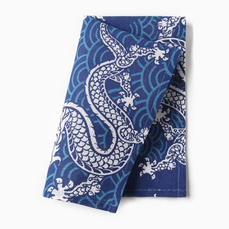 Towel 23x39cm Blue Dragon (FAS 10) Rogozhka, 160g/m, HL100%-3