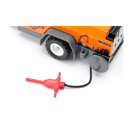 Pikup Siku Ram 1500 with a trailer compressor-1