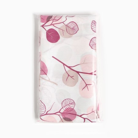 Pillowcase saving and I "eucalypt" color pink, 50x70 cm 100% cotton, calico, 120 g/m2-2