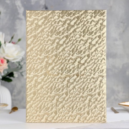 The folder for the marriage of the "wave" gold, soft, A4