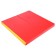 Mat, 100x100x10 cm, 1 addition, red/yellow color