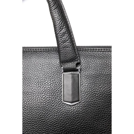 Male portfolio, genuine leather, DG black, 37x7x29 cm-2