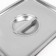 A stainless steel cover to gastro power 1/2, 32.5 × 26.5 cm, thickness 0.8 mm