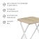 Folding tourist stool, sonoma oak