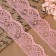 Capricon lace, 40 mm × 10 ± 1 m, pink color
