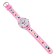 Watch of nursery, "hearts", D-3 cm, strap silicone L-20 cm