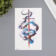 Tattoo on the body color 