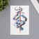 Tattoo on the body color "Snake. Self -destruction" 11.4x21 cm