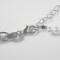 The necklace "drop" flower, white-green color in silver, 35 cm