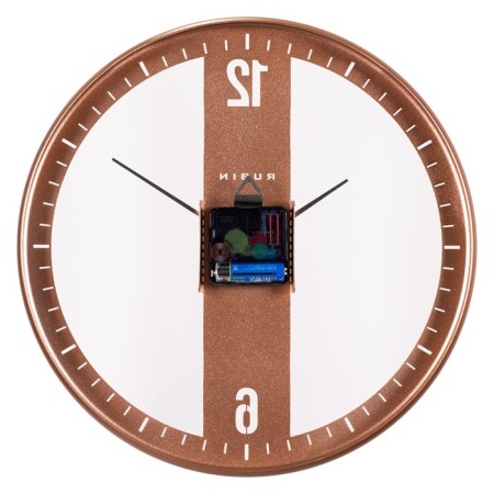 Watching clock, interior "classics", silent, d-32 cm, aa-1
