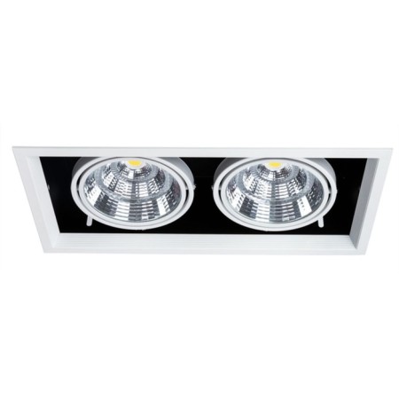 Cardic lamp Arte Lamp Merga A8450PL-2WH, LED, 2x50 W, 18.5x37x14 cm, 4900 lm, white