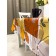 Camelia oilcloth 140 cm, roll 20 m, drawing "Orange"