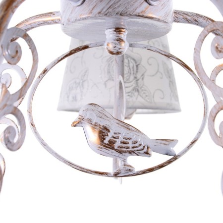 Luisa chandelier 5x40W E14 white+gold 60x60x31 cm Bayerlux-3