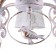 Luisa chandelier 5x40W E14 white+gold 60x60x31 cm Bayerlux