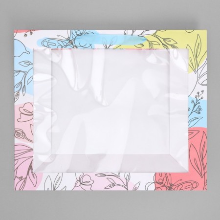 Gift Crafts with a plastic window, packaging, “congratulations”, 31 x 26 x 10 cm-5