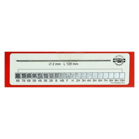 Grifles for Koh-I-Noor 4190/07 V, 2.0 mm, 12 pieces in packaging-2
