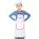 Carnival costume "Feld", textiles, apron, cap, rr 30-32, height 116-122 cm
