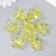 Busina Plastic for creativity "Crown" transparent yellow 1.5x2.9x2.5 cm