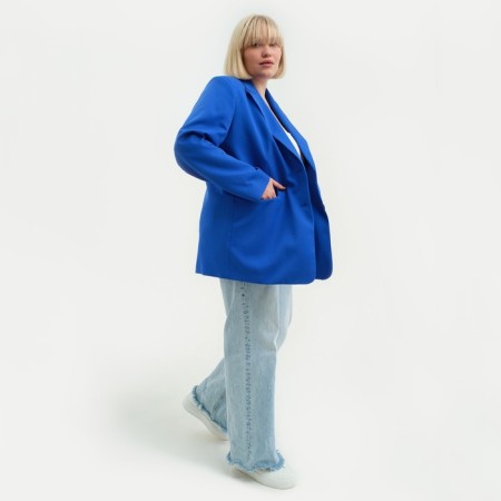 Women's jacket one size mist, blue color-5