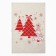 New Year. Red Tree towel, 39x60cm, 160g/m Len50% HL50%