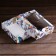 Gift box, lid is, with the window "New Year's Post", 18 x 15 x 5 cm, 1 pc.