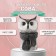 Organizer-Kashpo "Owl" 20.5 x 13 x 13 cm, depth 13 cm