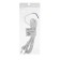 A network cord with a fork, 2 m, SHVVP 2 x 0.5 mm2, white