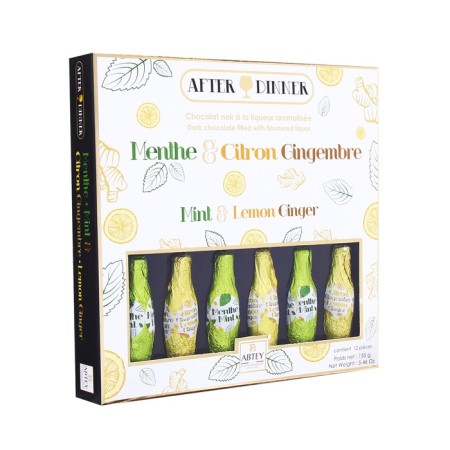 New Year. Figure chocolate After Dinner Menthe & Citron Gingembre, Assorted, 12 pcs*13 g-2