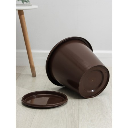 Pot with the Podon "Economy", 10 liters, brown color-2