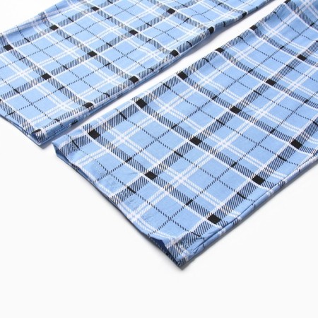 Home home Love set (T -shirt, trousers), blue color, size 46-4