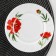 Desser plate "velvet rose", d = 15 cm, glass ceramic, white color