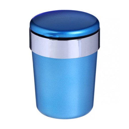 Torso car ashtray with backlight, blue