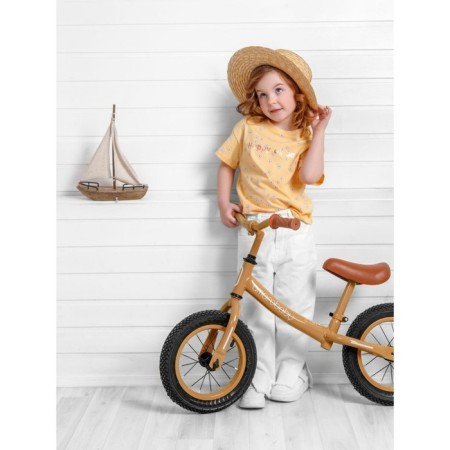 Two -wheeled jacket Amarobbaby Road Racer, brown color-7