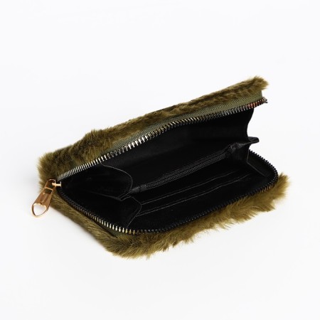 Children's wallet with lightning, green color-2