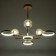 Mirbis chandelier 6XLED 4000K 30W 3xg9 gold 75x75x59cm Bayerlux