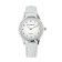 Women's watch-quartz watch "Bolingdun", D-3 cm, eco-leather strap, white