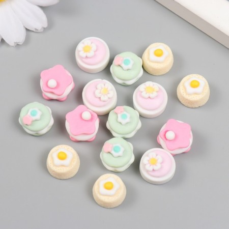 Decor for creativity plastic "Sweetness" MIX 1.3x1x1.3 cm