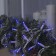 Garland "thread" 10 m, IP65, UMS, white thread, 100 led, glow blue, 220 V