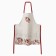 Apron Ethel "Bullfinchi on branches" 60x70 cm, 100% cotton, sarzha 190 g/m2