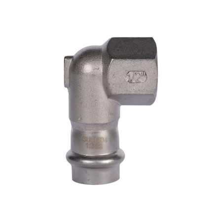 Rommer RSS-0009-001812, VPR-BR, D = 18 mm x 1/2 ", press, stainless steel. Steel.-3