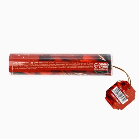 Pen in the red tube "since March 8", plastic-4