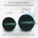 PinneApple makeup sponge, set - 7 pcs, d = 5.5 cm, with a holder, in a case, emerald color