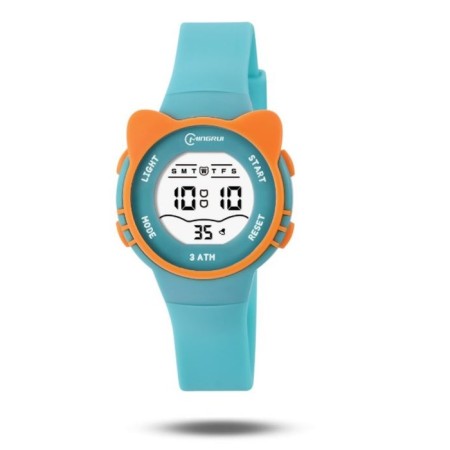Watch of Berrier Electronic, D-3.8 cm, alarm clock, calendar, strap L-22CM, 3ATM