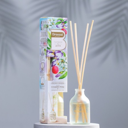 Diffusor for home, aromatic perfume, flavor with sticks, Breesal. Arom sphere, 40 ml, sweet dreams
