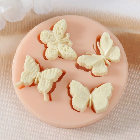 Mold Silicon "Motylka" 2.9x2x0.5 2.6x2.2x0.5 2.9x2.2x0.5 2.9x2.2x0.5 cm