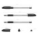 Ballic handle Erichkrause U-109 Classic Stick & Grip, Node 1.0 mm, flu, black ink black