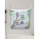 Organizer in a bathtub on suction “Owls on branches”, for storing toys and trifles, size 33x39 cm
