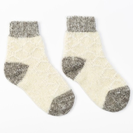 Nosk children's woolen color white, size 20
